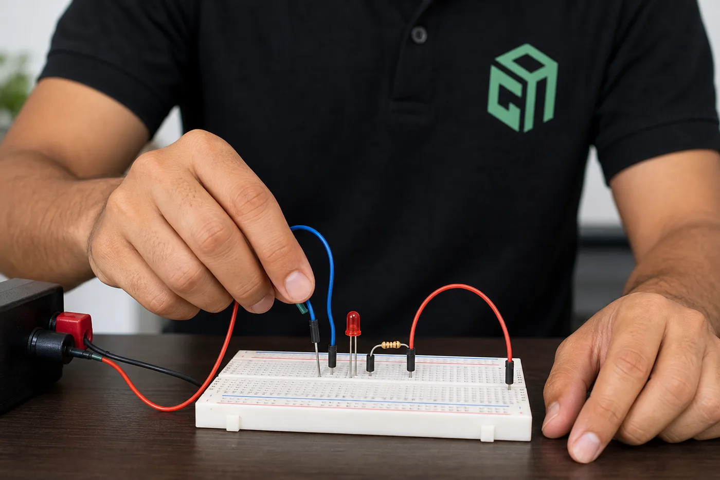 Beginner Arduino and breadboard setup suitable for kids robotics Beginner Arduino and breadboard setup suitable for kids robotics
