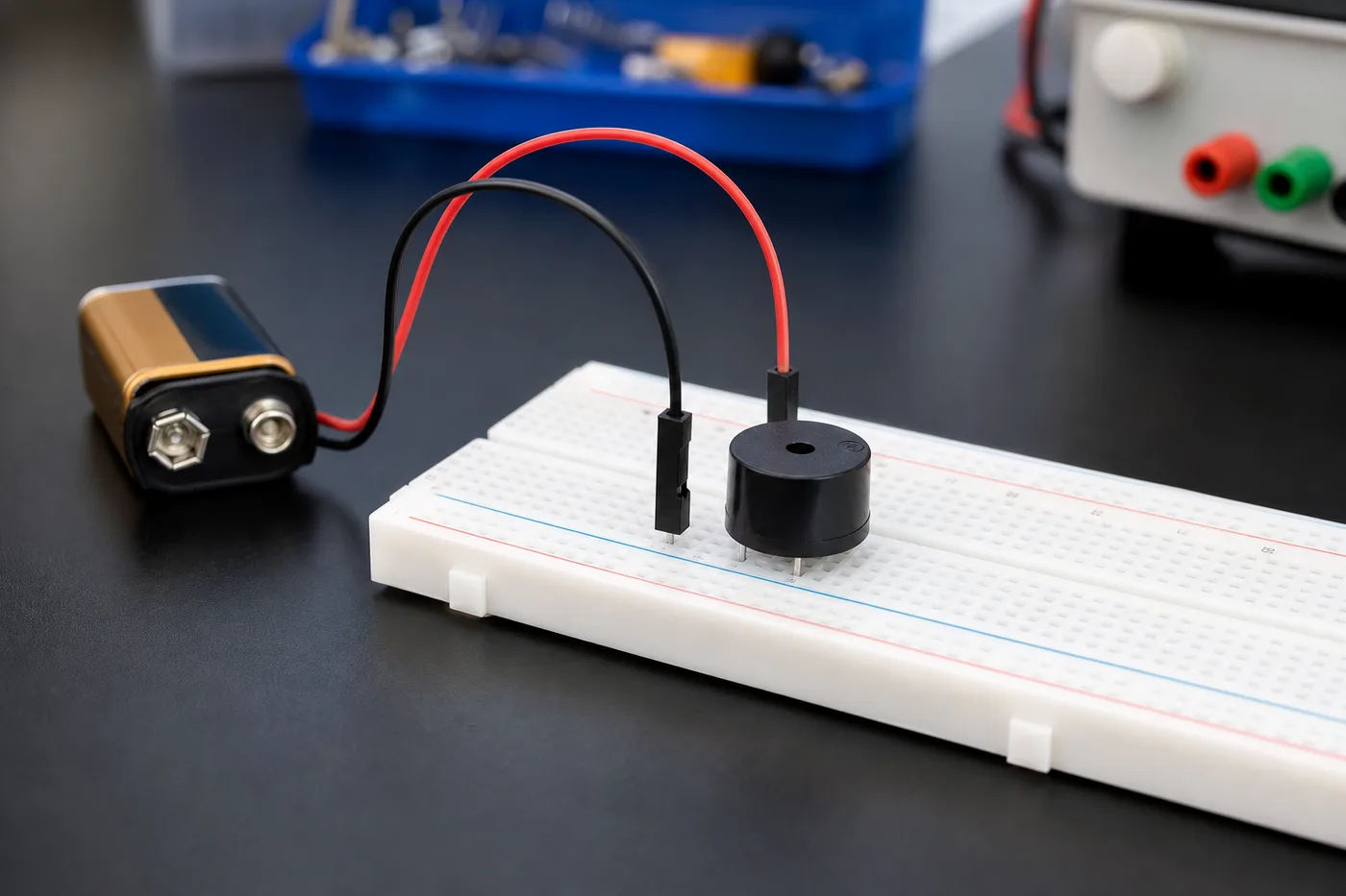 Beginner relay module electronics concept for kids robotics